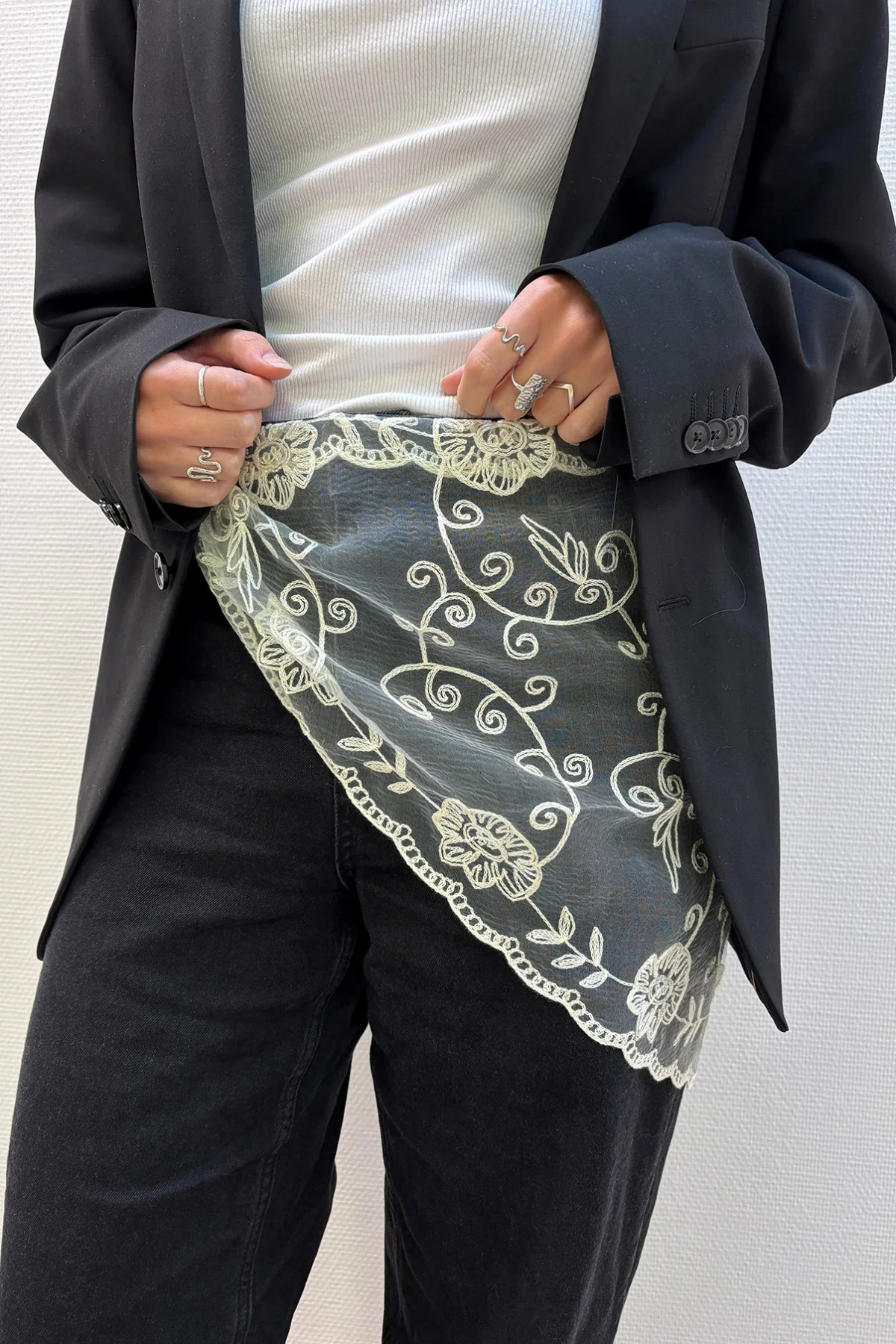 THREEM Blonde tørklæde - Image 5