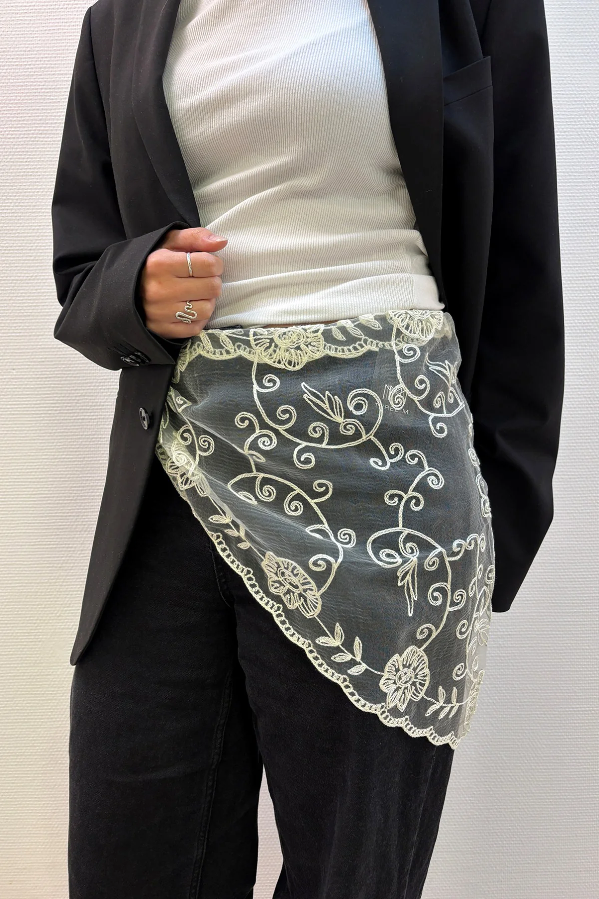 THREEM Blonde tørklæde - Image 6
