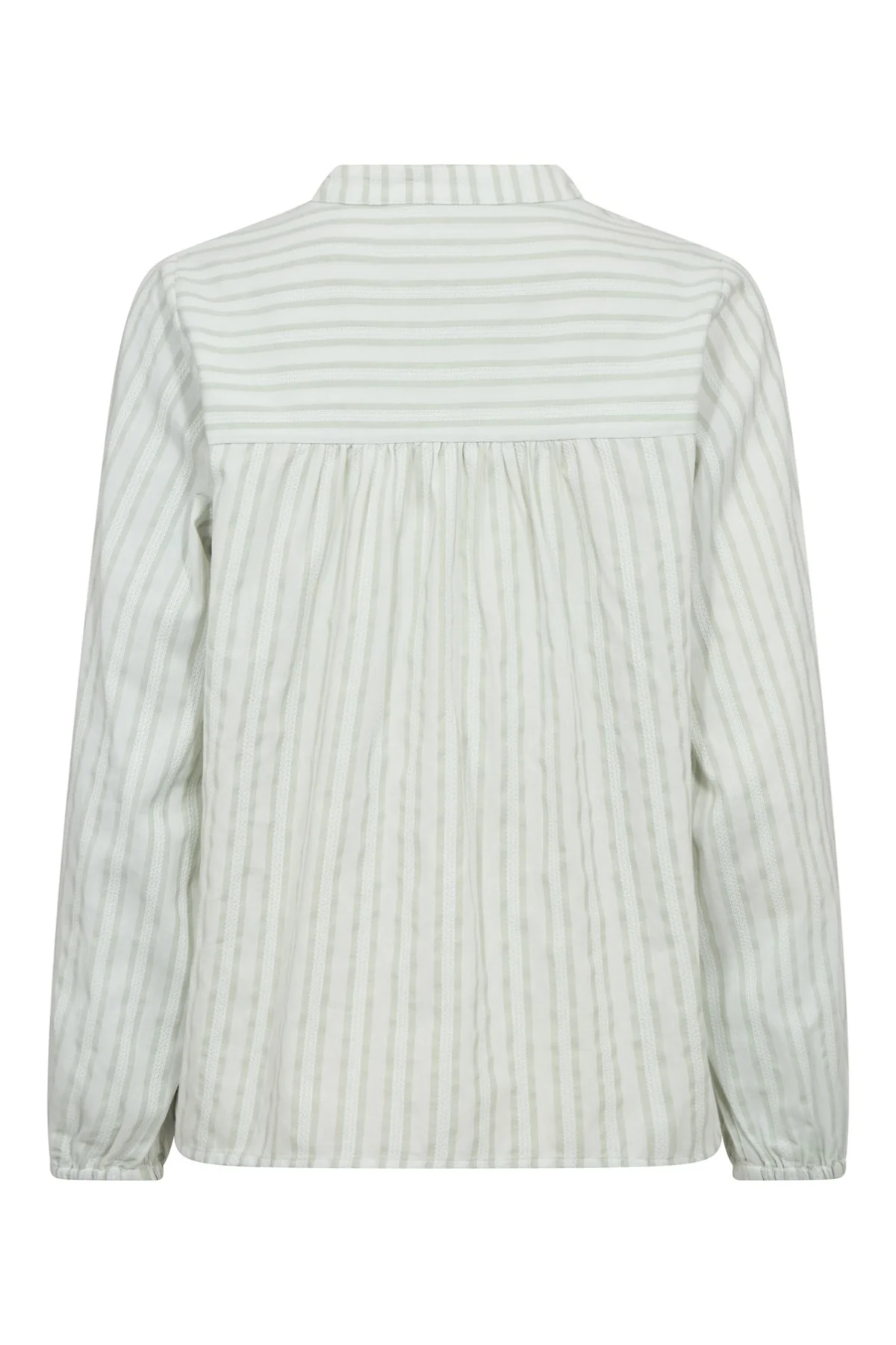 Bethany - Stribet v-bluse i bomuldskvalitet - Image 7