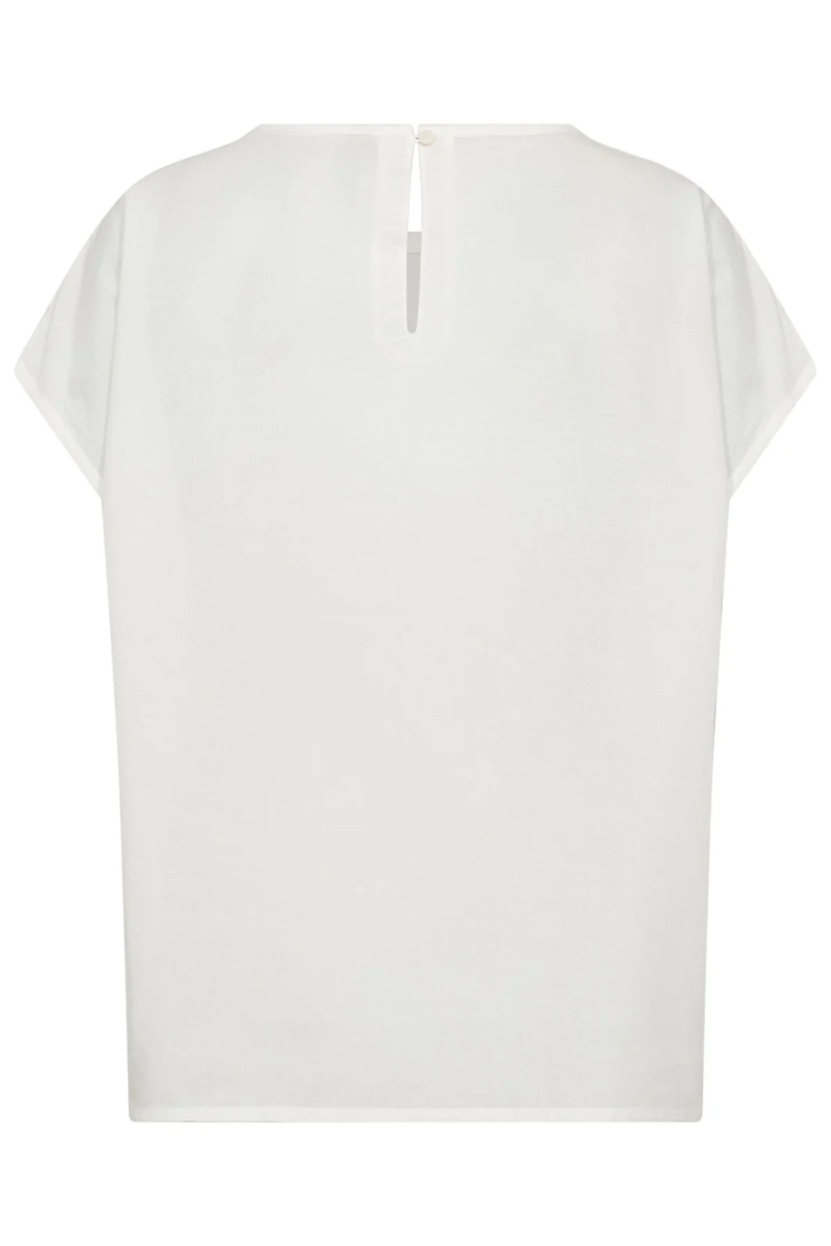 Rose – Kortærmet bluse med broderede blomster - Image 3