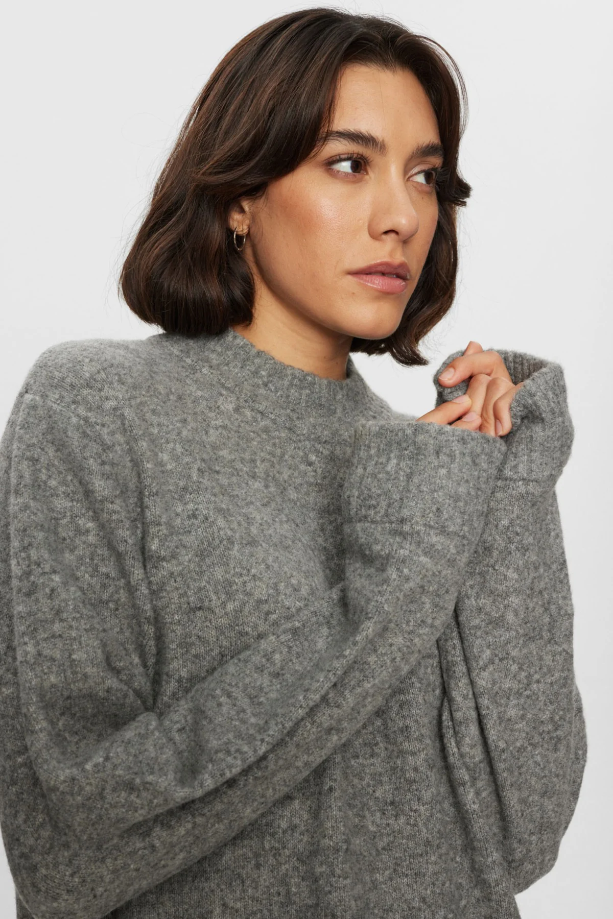 Nelia - Strikket kjole med høj hals - Image 4