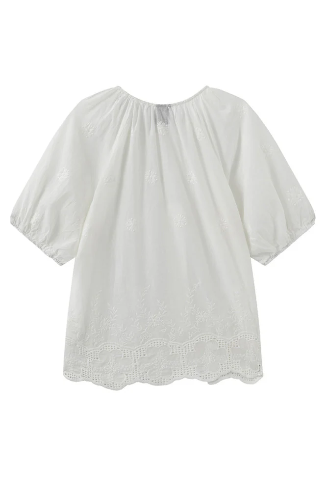 Vira - Kortærmet skjorte med broderi - Image 3