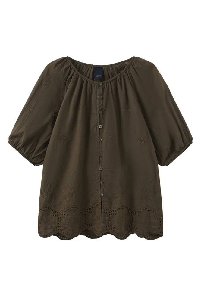 Vira - Kortærmet skjorte med broderi - Image 8
