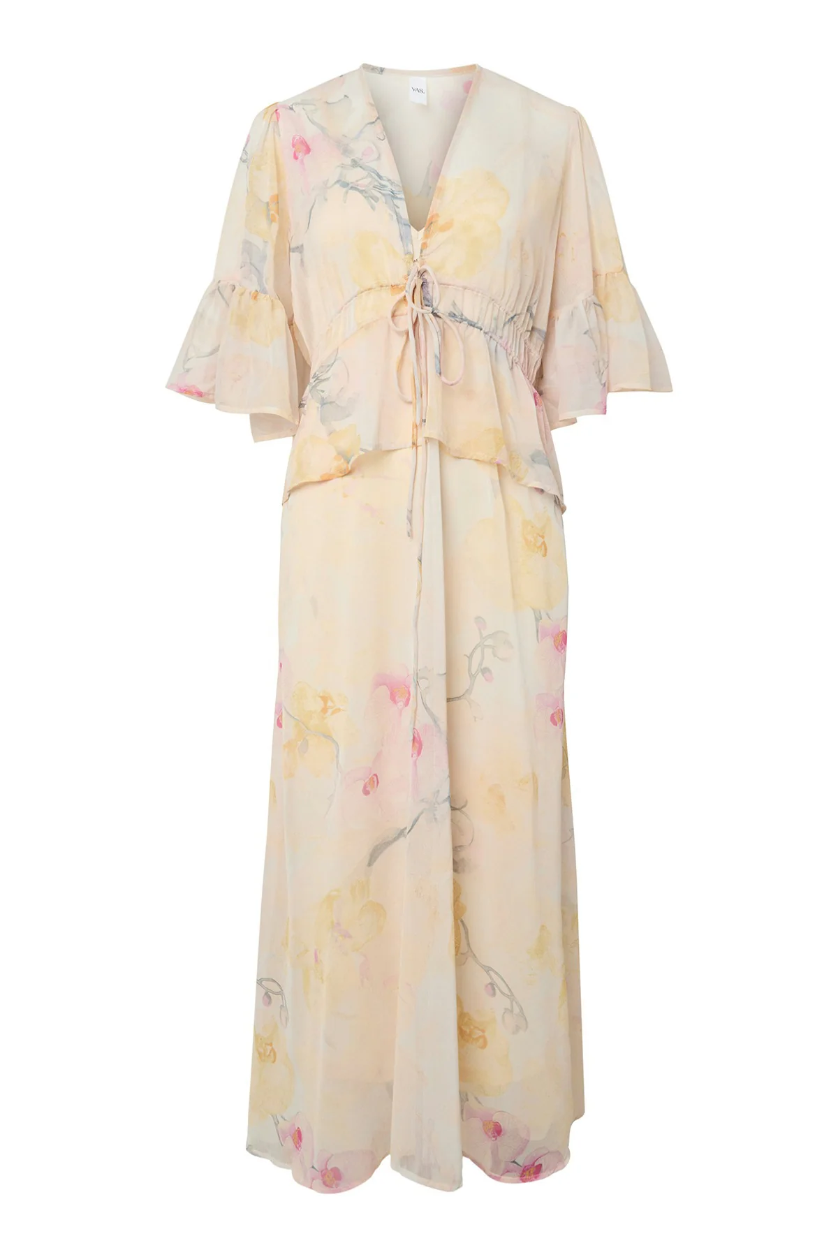 YAS YASBLOMINA 2/4 ANKLE DRESS - SHOW