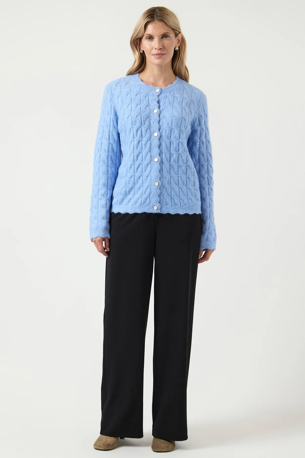 YAS YASBUBERA LS KNIT CARDIGAN S. NOOS - Image 2