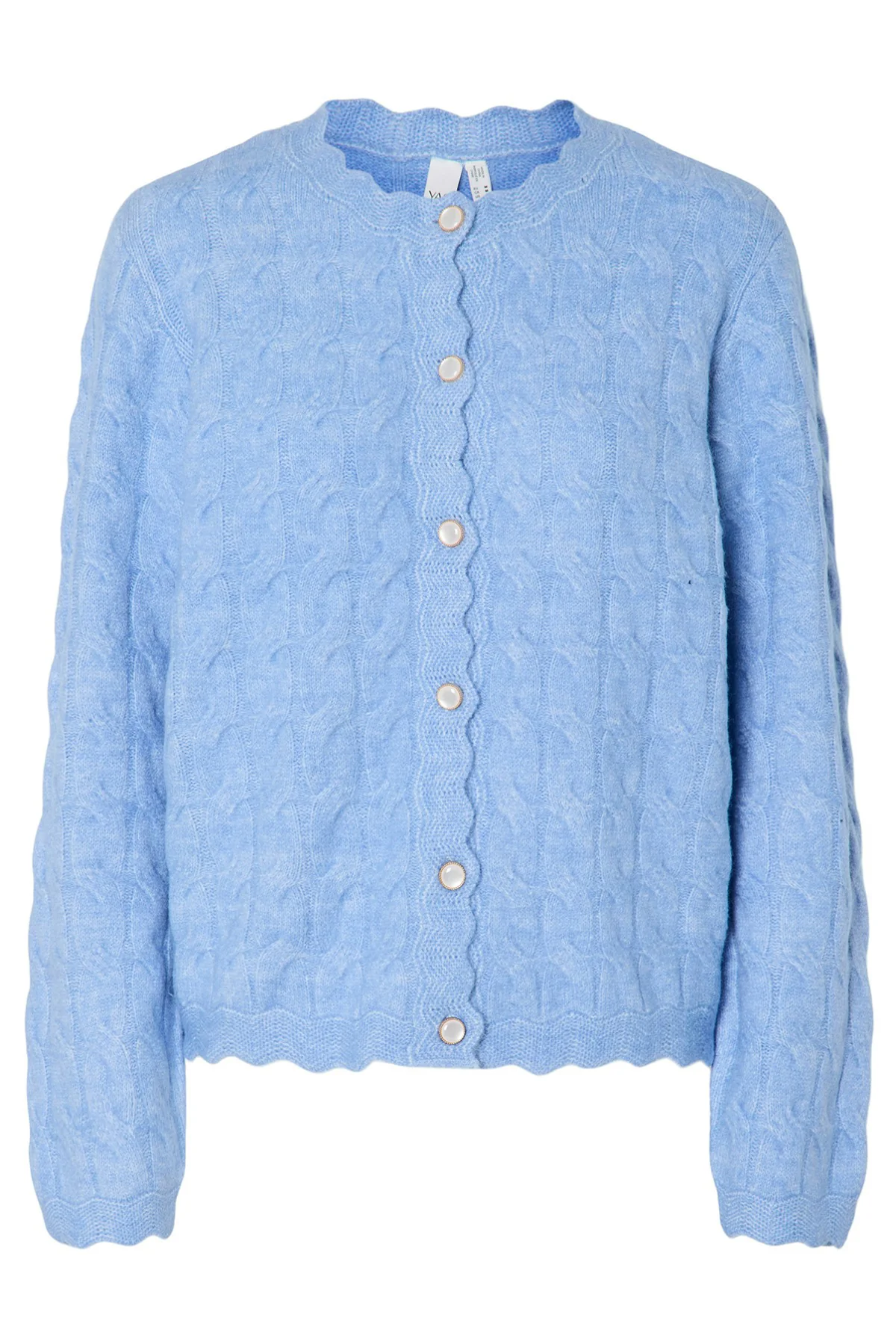 YAS YASBUBERA LS KNIT CARDIGAN S. NOOS - Image 5